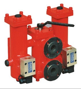 SRLF-330*30P双筒回油管路过滤器 SRLF-330*30P双筒回油管路过滤器